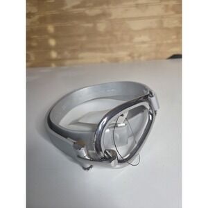 Chicos Adjustable Silver S/M Belt with Silver Buckle NEW Women's Dress